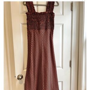 Ganni seersucker dress